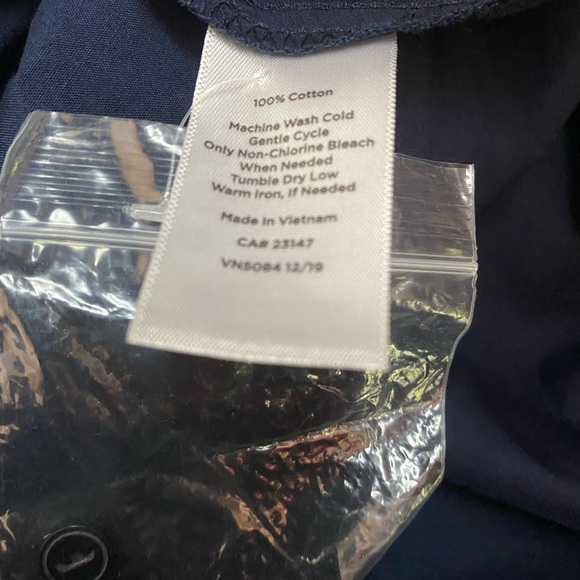 Talbots Belted Button Down Shirtdress - Picture 5 of 6